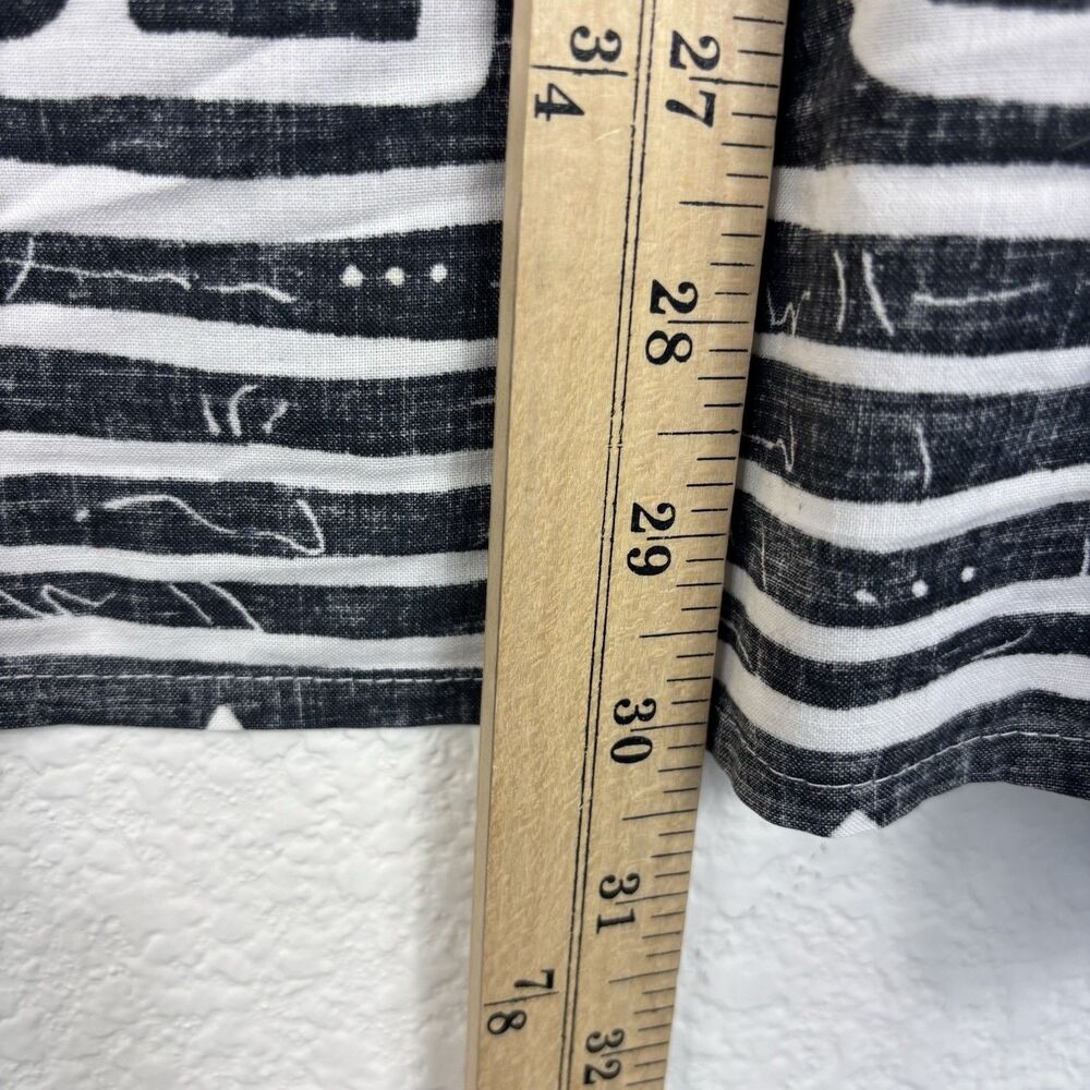 Vintage Men’s Hawaiian Shirt M Reverse Print Inside Out 90s Y2K USA Mervyns Tiki - Picture 10 of 15